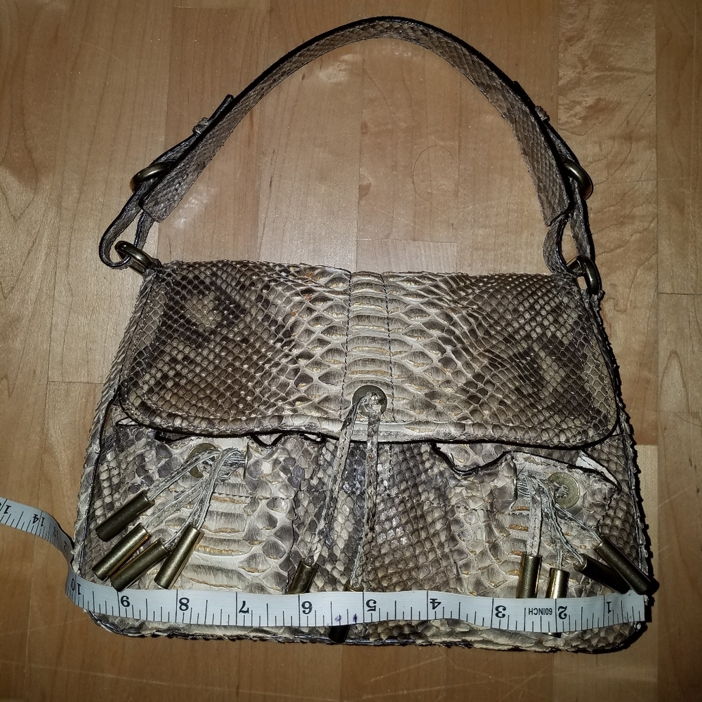Donna Karan Iconic Collection python bag - Picture 9 of 11